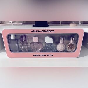 NWT Ariana Grandes greatest hits mini perfume gift set